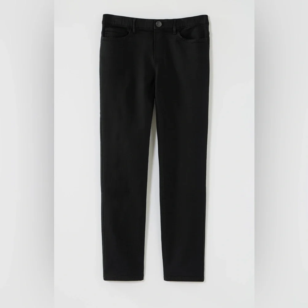 J.Jill High Rise Cropped Jeans – Size 10 black cotton pants - Picture 3 of 14
